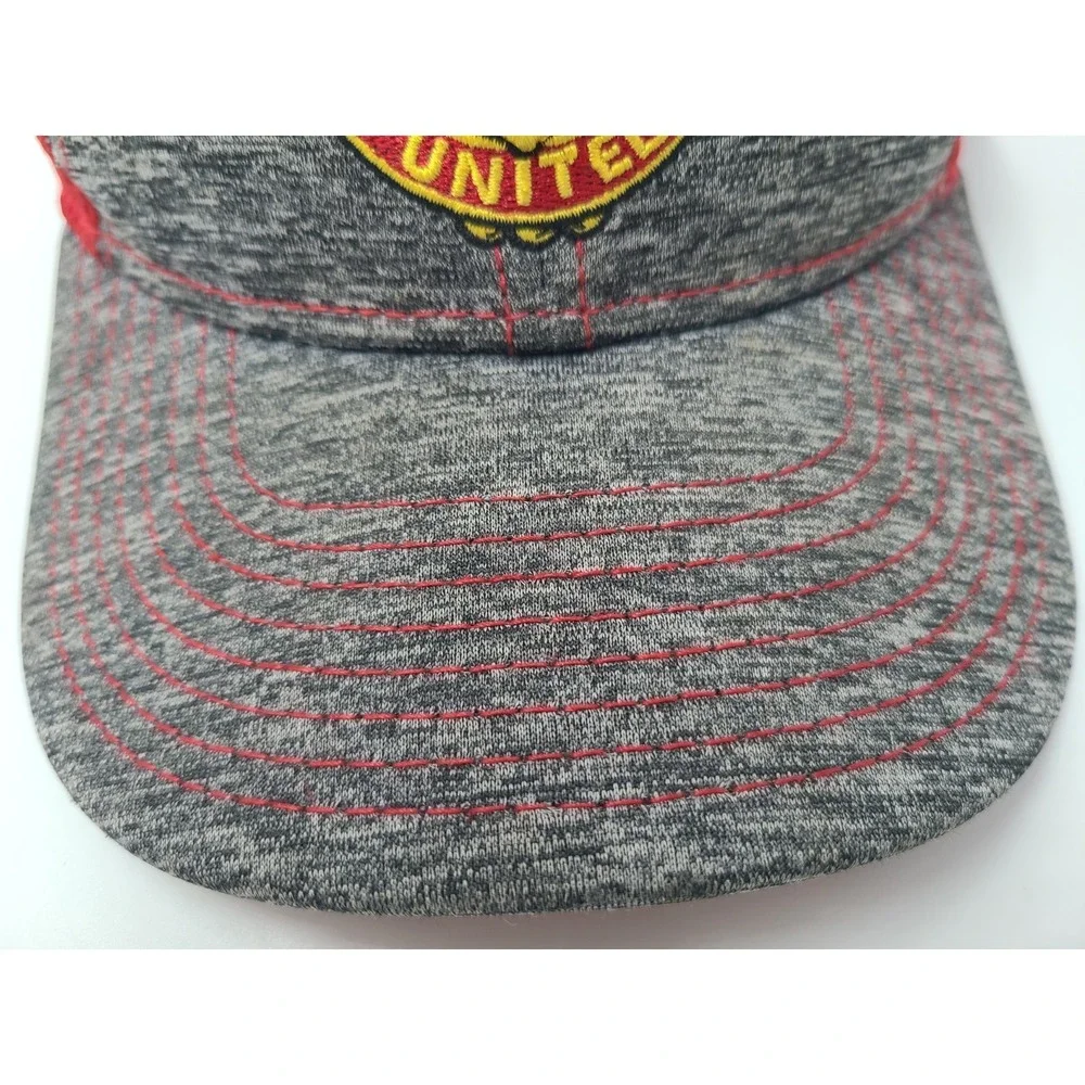 Youth‎ Manchester United New Era 9Forty Mesh Adjustable Hat Cap Soccer Gray Red